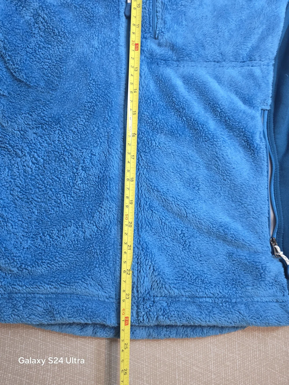 Mountain Hardwear Fleece Jacket Womens Small Blue Full Zip Lined Pockets Hiking